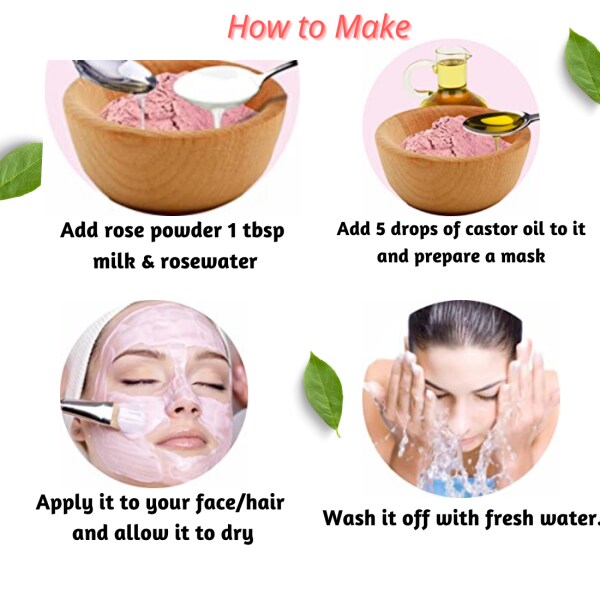 Qykkare Rose Petal Powder 100gms JioMart