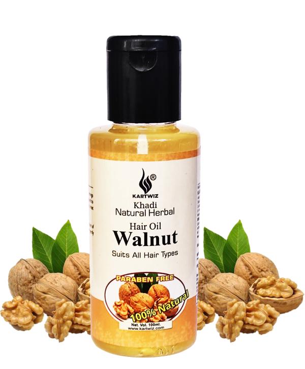 KHADI HERBAL Walnut Hair Oil Hair StrengthningGlowing Skin Pack