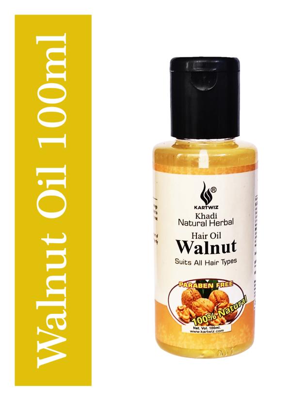 KHADI HERBAL Walnut Hair Oil Hair StrengthningGlowing Skin Pack