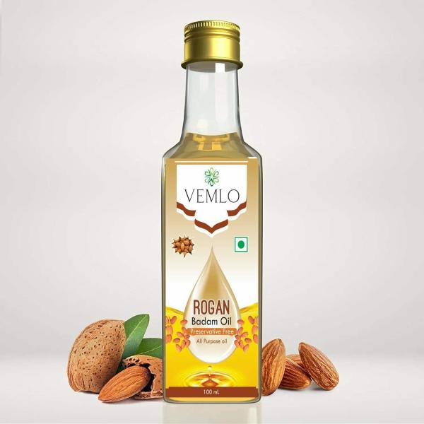 Vemlo Rogan Badam Shirin Sweet Almond Oil for Combination skin (100 g) SKIN OIL OIL ROGAN