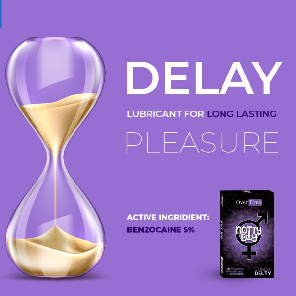 NottyBoy OverTime Climax Delay Condoms 27 units JioMart