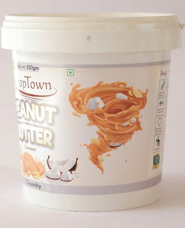 CropTown Coconut Crunchy Peanut Butter 850 Grams JioMart