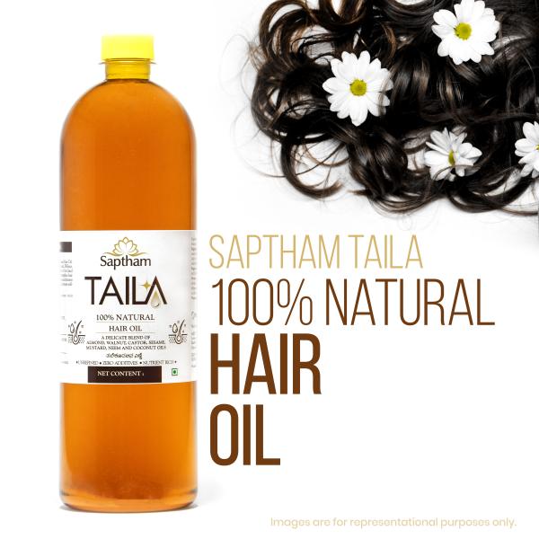 Saptham Taila 100 Natural Hair Oil(1 L) JioMart