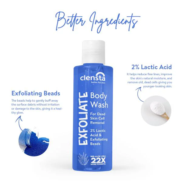 Clensta Exfoliating Body Wash JioMart