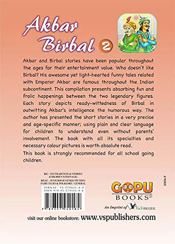 Akbar-Birbal Vol 2- Popular Stories Filled Fun And Frolic Tanvir Khan  Paperback 48 Pages - JioMart