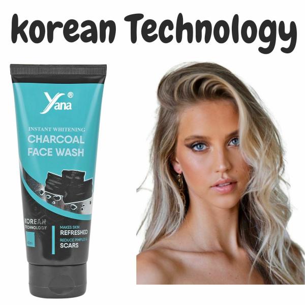 YANA INSTANT RESULTS CHARCOAL FACE WASH FOR PIMPLE AND ACNE FOR MEN