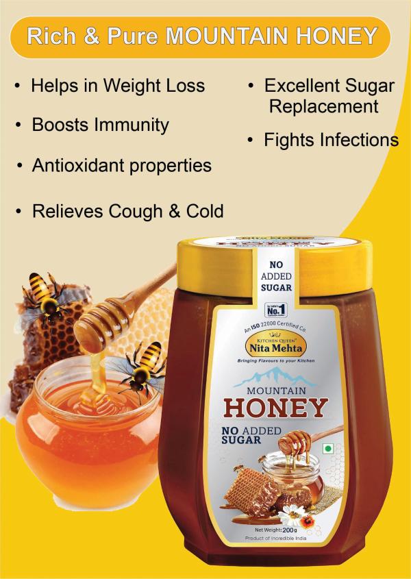 KITCHEN QUEEN NITA MEHTA Honey 200g Rich & Pure Mountain Honey JioMart
