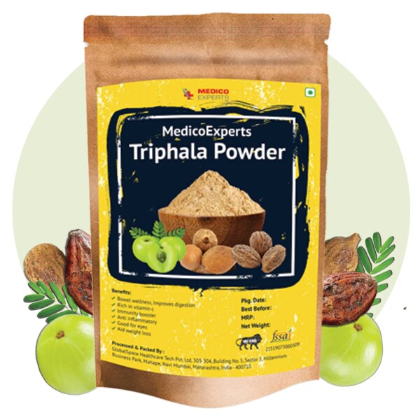 MedicoExperts Triphala Powder 200gm Helps In Constipation Relief