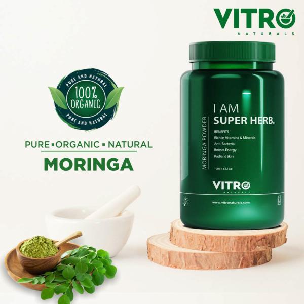 VITRO Moringa Powder Energy booster 100 Pure Moringa I AM