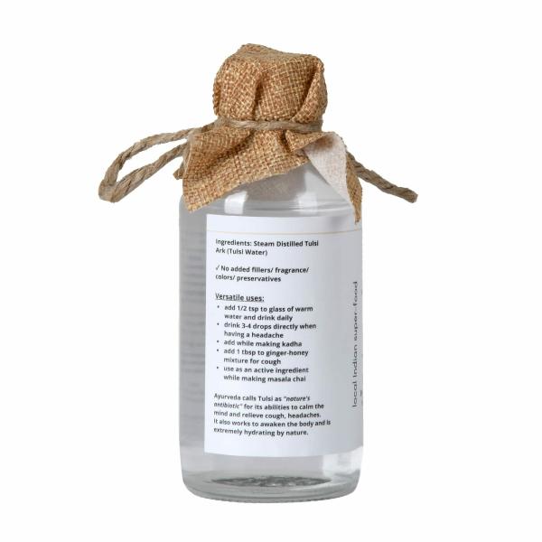 Homegrown Platter Edible Shyama Tulsi Ark for Headaches, Cough & Congestion (200 ml) Steam