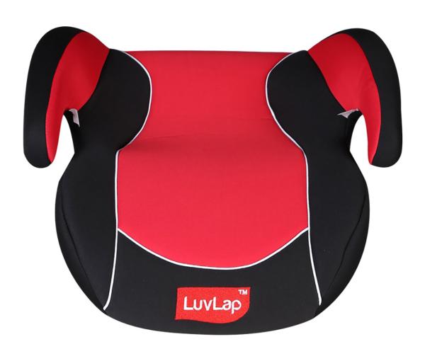 Luvlap Red Booster Car Seat Backless Design For Children And Kids (612
