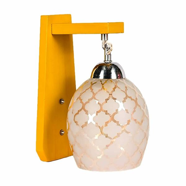 ALUCIFIC Wooden Shade Wall Hanging Lamp for Home Interior Decoration
