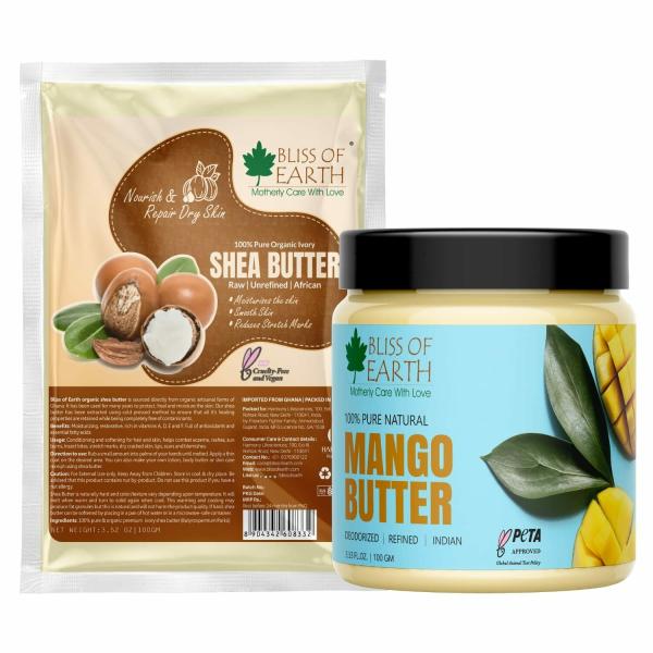 Bliss of Earth Shea Butter + Mango Butter For Stretch Mark Skin