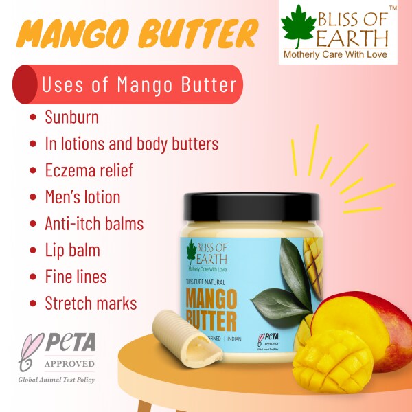 Bliss of Earth Shea Butter + Mango Butter For Stretch Mark Skin