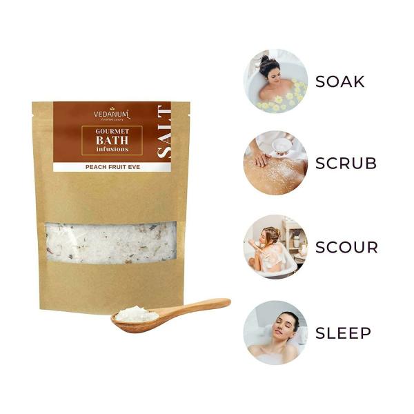 VEDANUM Peach Peel Bath Salts Skin Care, Pain Relief and Foot Massage JioMart