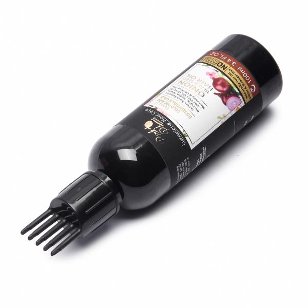 Pink Plums Onion Hair Oil With Comb Applicator for Hair Growth, No