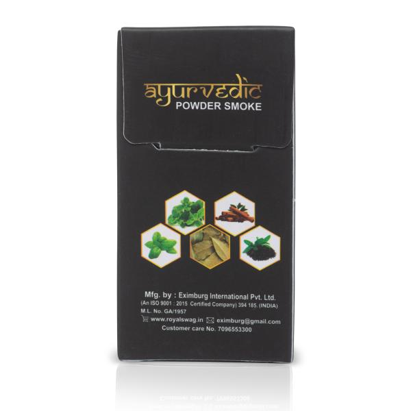 Royal Swag Ayurvedic & Herbal Smokes Cigarettes Tobacco and Nicotine