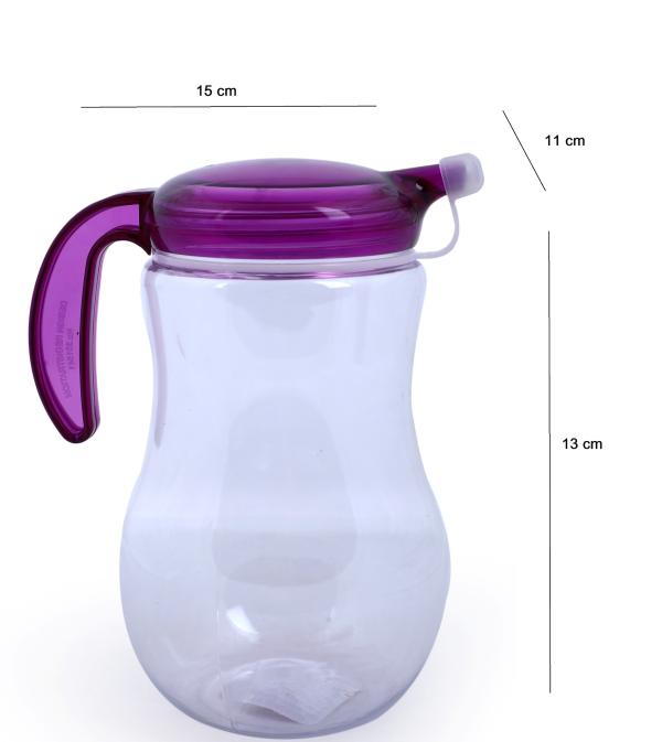 LIZA AONE Plastic Oil Dispenser Bottle Jug 1 Liter (Multicolor, 980ml