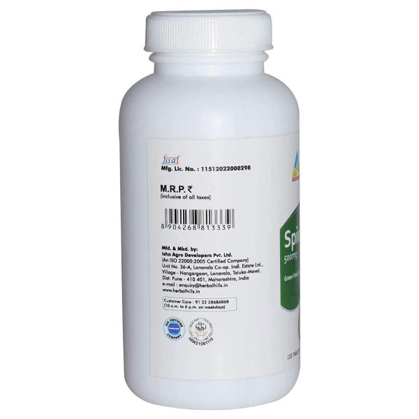 Herbal Hills Spirulina Tablets 500 mg 120 Tablets (Pack of 4) JioMart