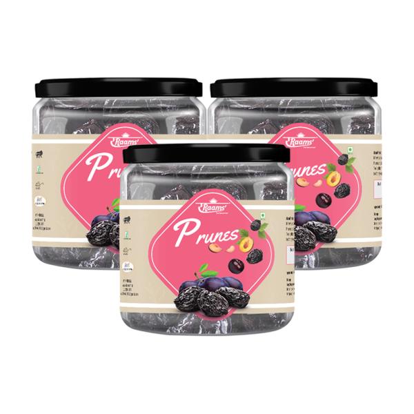 RRAAMS' PRUNES 250GM HEALTHY GLUTEN FREE ORGANIC FRUIT PRUNES 250GM (PACK OF 3) JioMart