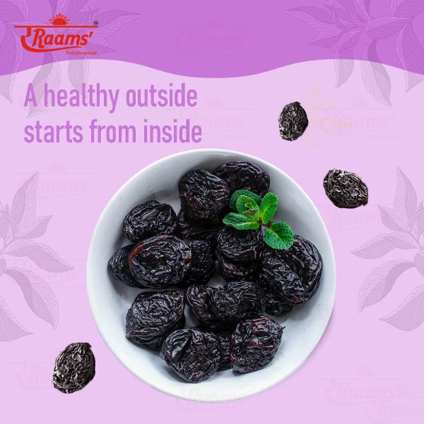 RRAAMS' PRUNES 250GM HEALTHY GLUTEN FREE ORGANIC FRUIT PRUNES 250GM