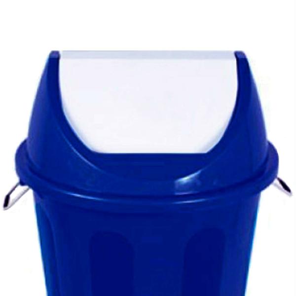 Kuber Industries Blue Plastic Dustbin Garbage Bin JioMart