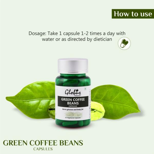 Globus Naturals Green Coffee Beans Weight Management Capsule Helps in