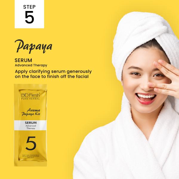 Biofresh Aroma Papaya Facial Kit Deep Cleansing Internal Skin Glow for