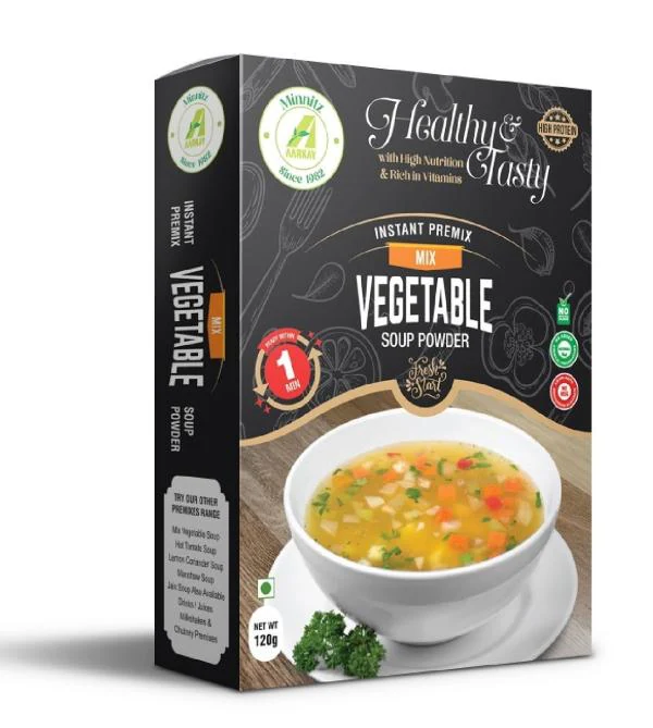 AARKAY Mix Vegetable Natural Instant Premix High Protein Soup Powder, 120g JioMart