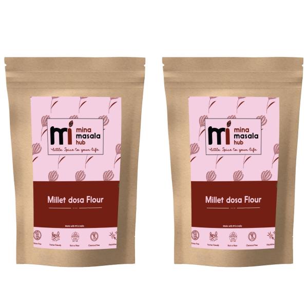 Mina Millet Dosa Flour Multimillet Atta Multigrain Flour Mix 500gm