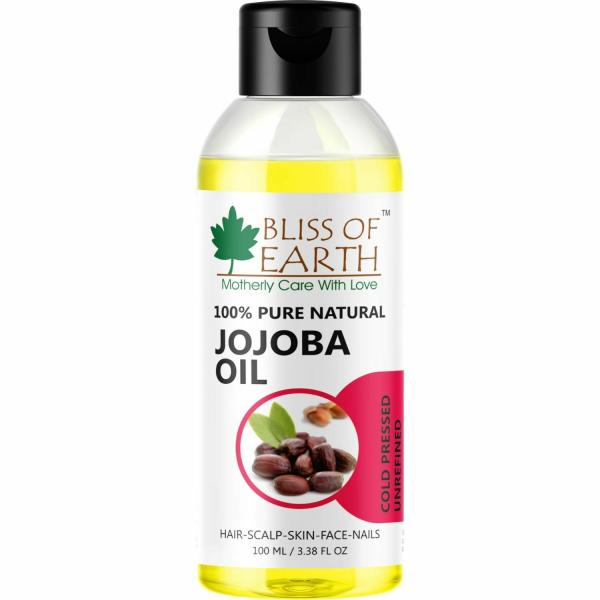 Bliss of Earth 100 Pure Jojoba Oil Coldpressed 100ml JioMart