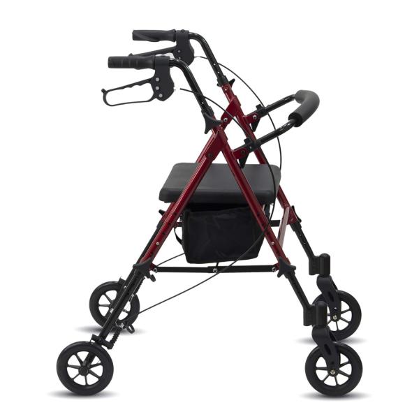 KosmoCare Premium Imported Folding Rollator Walker with Seat JioMart