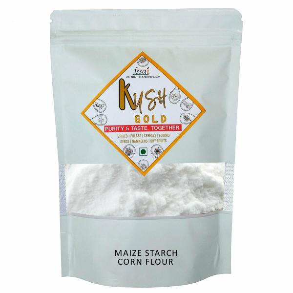 Kush Gold Maize Starch Cornflour / Corn Starch / Corn Flour Powder for Cooking and Baking (200g