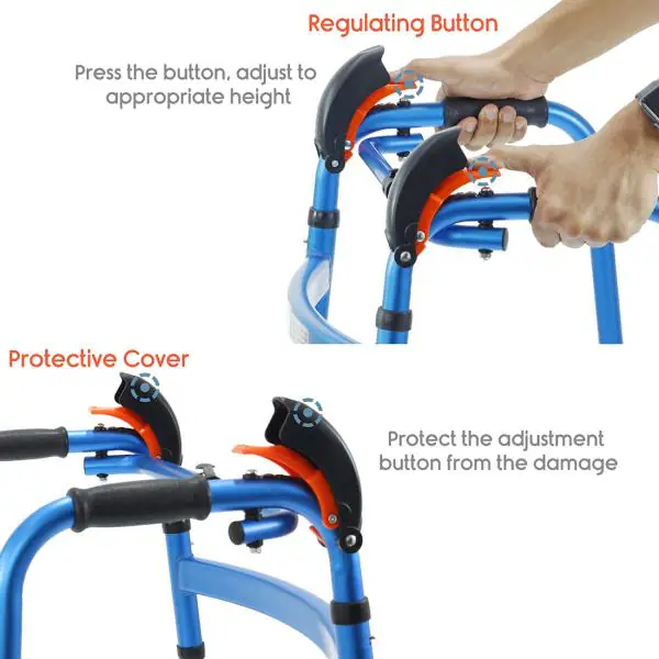 KosmoCare Premium Imported Light weight Step up Walker Stairway