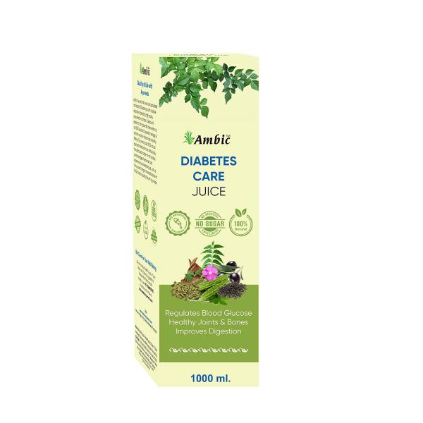 Ambic Diabetes Care Juice I Ayurvedic Juice Helps Maintain Healthy
