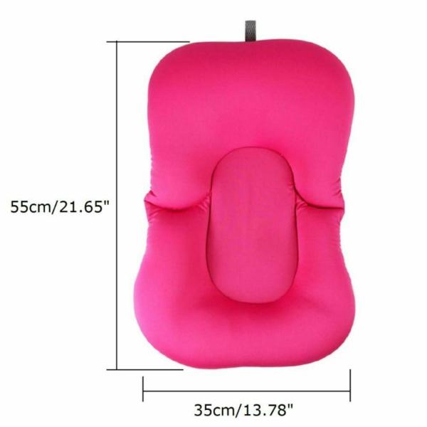 Babies Bloom Pink Newborn Baby Bath Seat Support Cushion Bath Pad JioMart