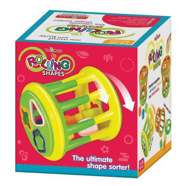Toymate Rolling Shapes & Color Sorter Fine Motor Skills Improvement Fun