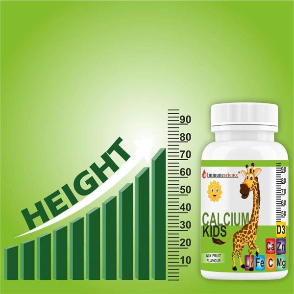 Immunescience Calcium Tablets For Kids 60 Tablets JioMart