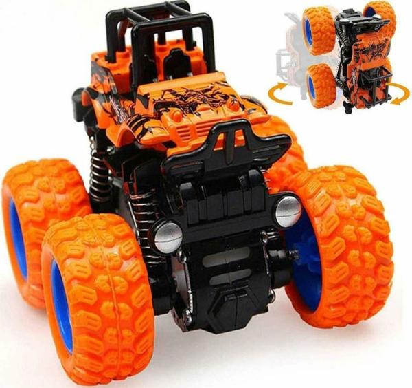 MORAVLA Truck Push and go Toy Car Friction Powered Cars 4 Wheel Drive