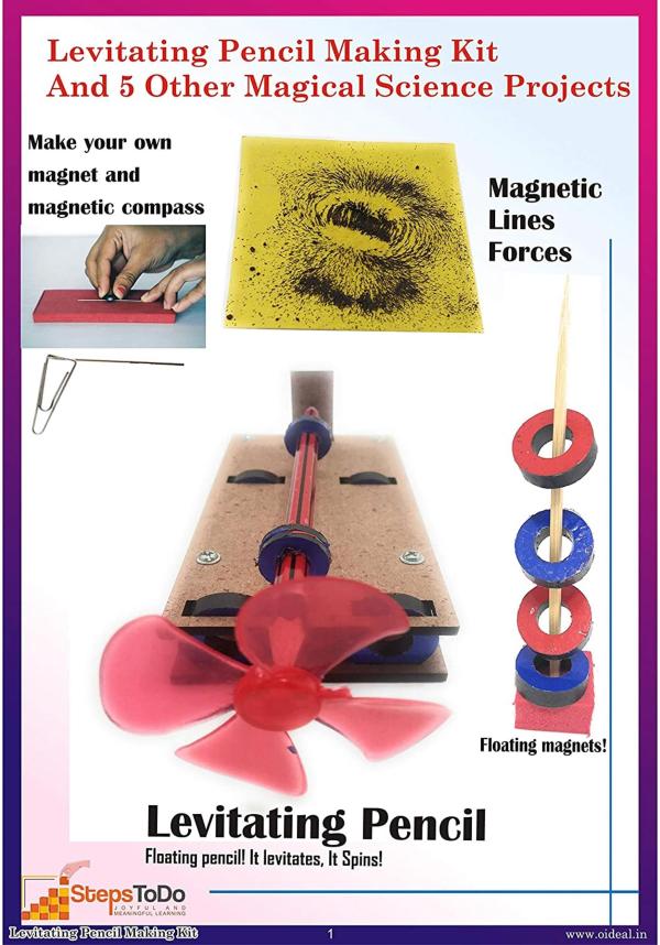 Stepstodo Multicolor Wood Levitating Pencil Making Kit JioMart