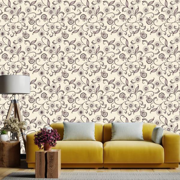 WallWear Wallpapers & Wall Stickers Model (PeachLeaf) Pack Of 1 Roll  (40x300) cm Wallpaper For Walls Self Adhesive Peel and Stick For Home|  Kitchen| Bedroom| Drawing Room - JioMart