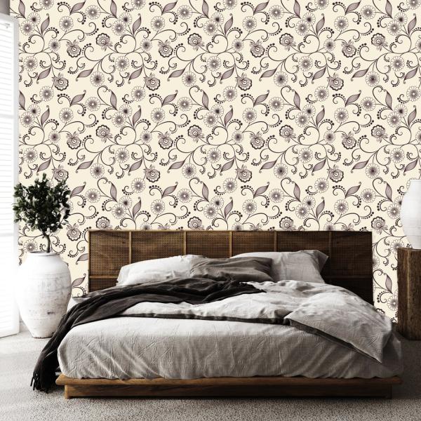 WallWear Wallpapers & Wall Stickers Model (PeachLeaf) Pack Of 1 Roll  (40x300) cm Wallpaper For Walls Self Adhesive Peel and Stick For Home|  Kitchen| Bedroom| Drawing Room - JioMart