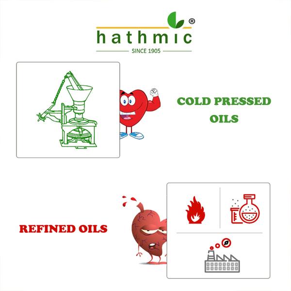 Hathmic Cold Pressed Sunflower Oil, 5L JioMart