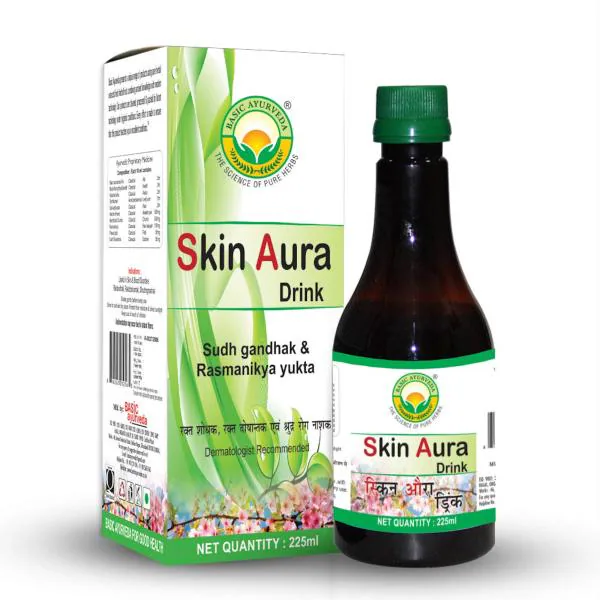 Basic Ayurveda Skin Aura Drink 225 ml Pack of 3 JioMart