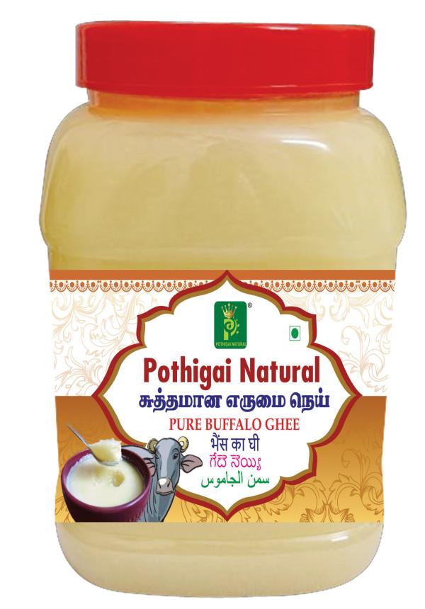 POTHIGAI NATURAL PURE BUFFALO GHEE 1 LITRE (PACK OF 1) JioMart