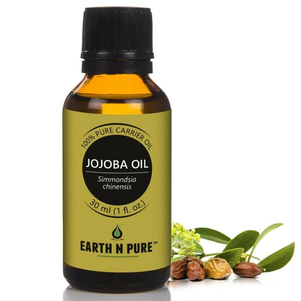 Earth N Pure Jojoba Carrier Oil 100 ColdPressed, Natural, Unrefined
