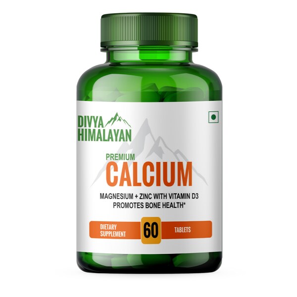 Divya Himalayan Calcium Magnesium Zinc + Vitamin D3 Supplement Tablets
