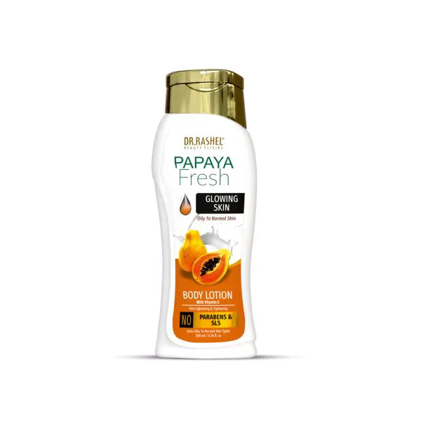 DR.RASHEL PAPAYA FRESH BODY LOTIONGLOWING SKIN WITH VITAMIN E SKIN