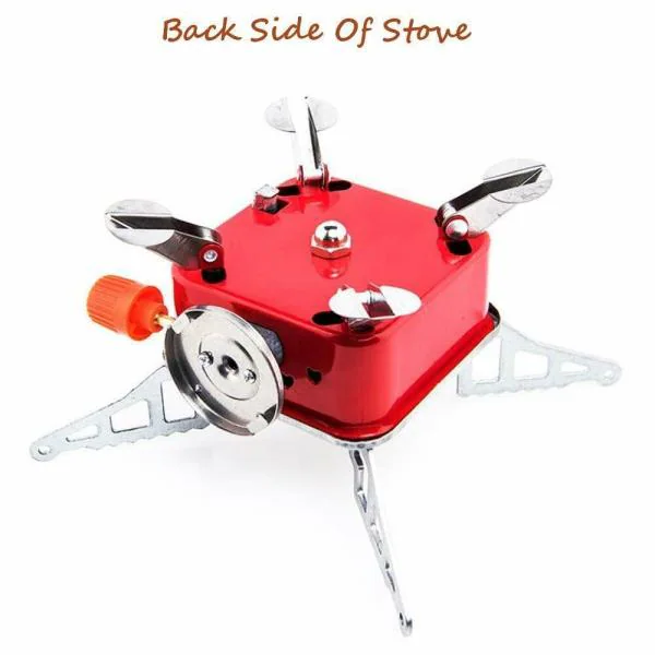 KATHIYAWADI Portable Gas Stove SquareShaped Gas Butane Burner Camping