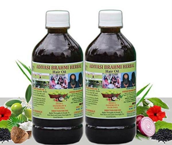 Adivasi Brahmi Herbal Hair Oil - 1 Liter - JioMart